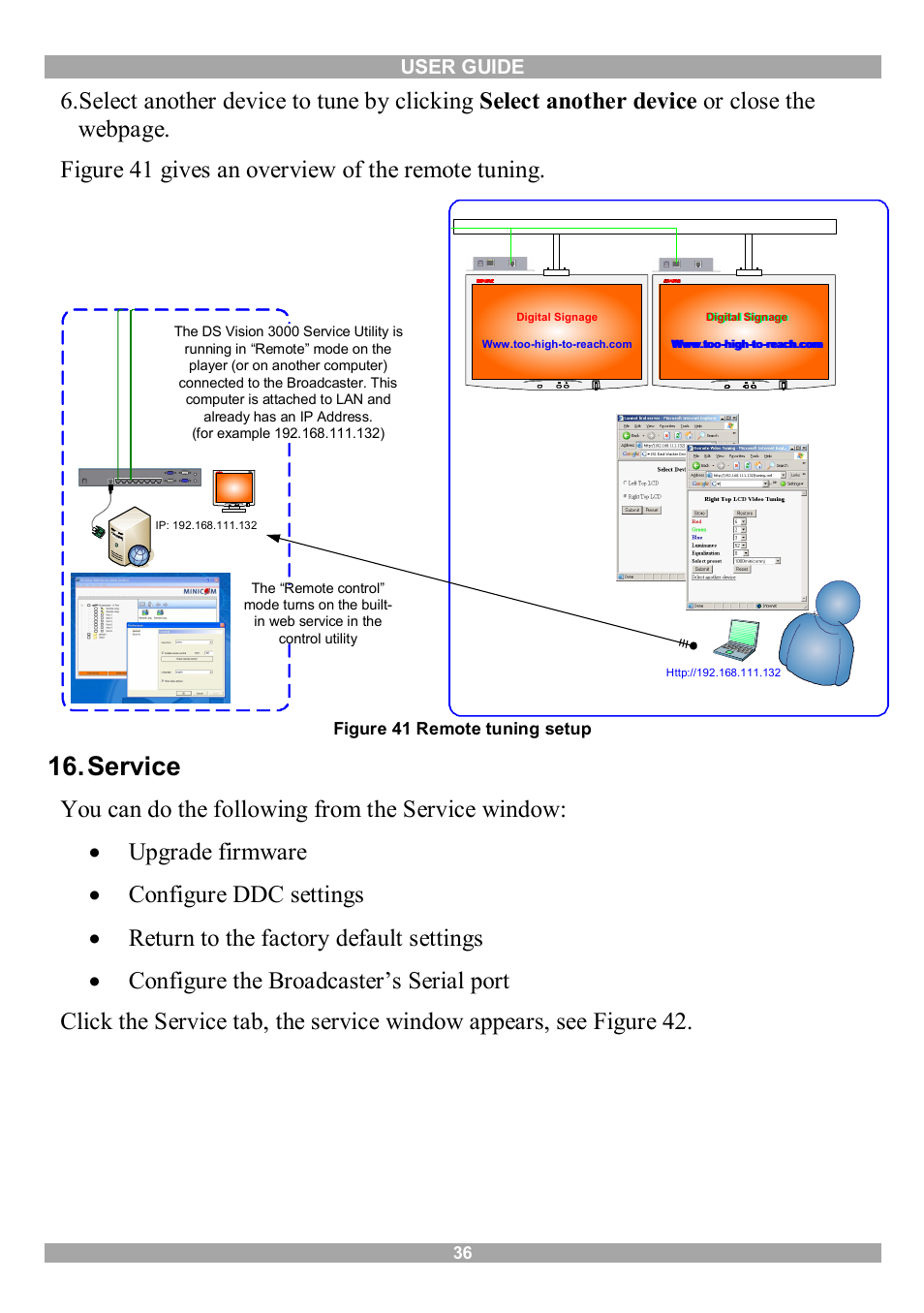Service | Minicom Advanced Systems 3000 User Manual | Page 37 / 44