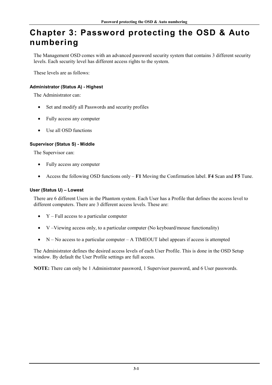 Minicom Advanced Systems Minicom Supervisor Phantom User Manual | Page 15 / 41