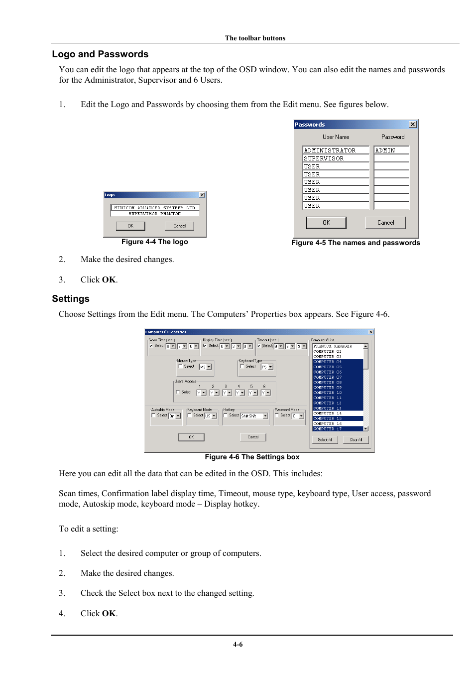 Minicom Advanced Systems Minicom Supervisor Phantom User Manual | Page 26 / 41