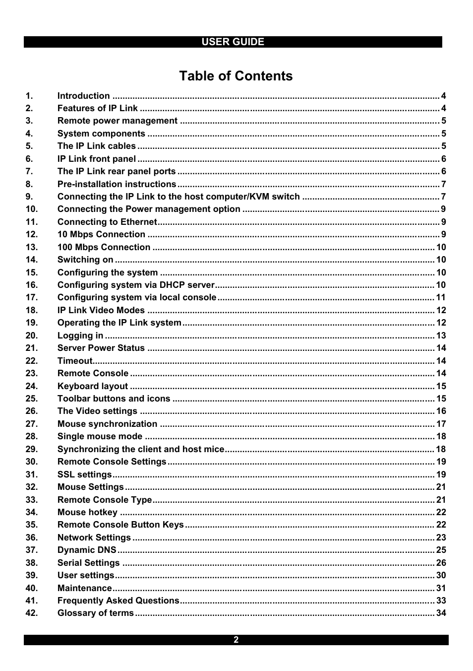 Minicom Advanced Systems RJ-45 User Manual | Page 3 / 43