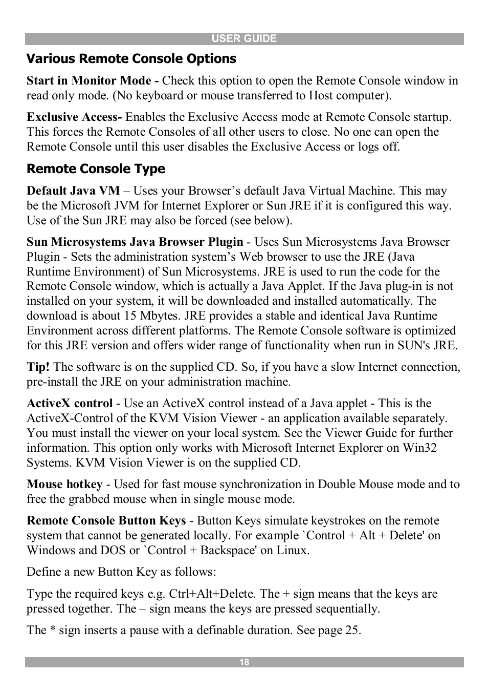 Minicom Advanced Systems DX User IP User Manual | Page 19 / 72