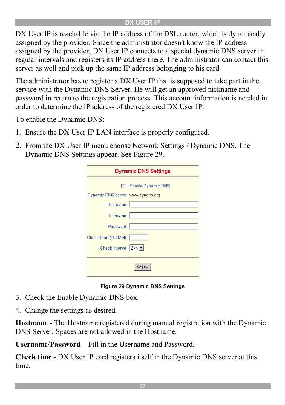 Minicom Advanced Systems DX User IP User Manual | Page 38 / 72