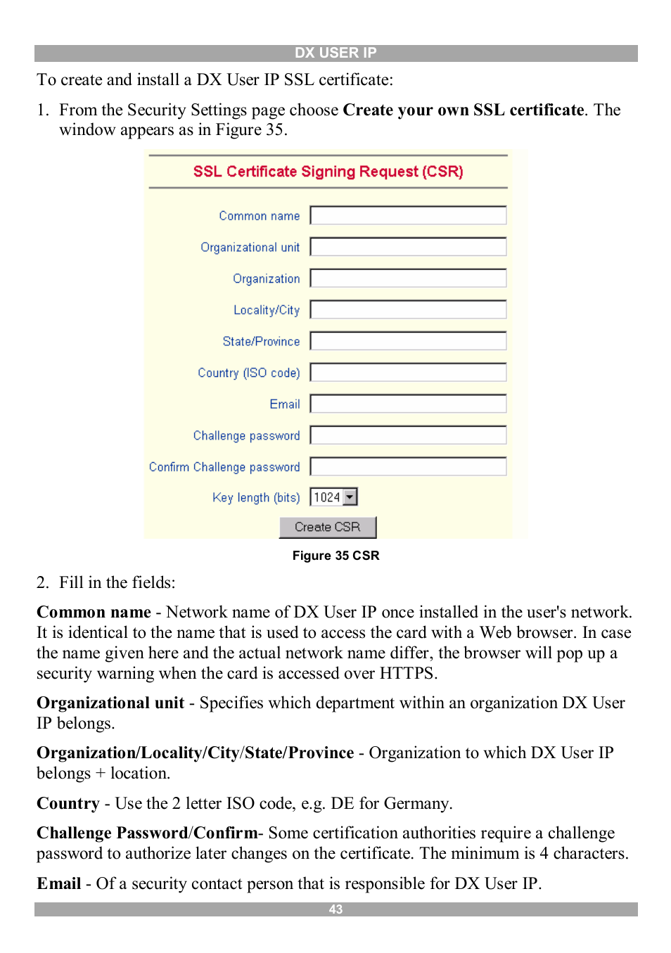 Minicom Advanced Systems DX User IP User Manual | Page 44 / 72