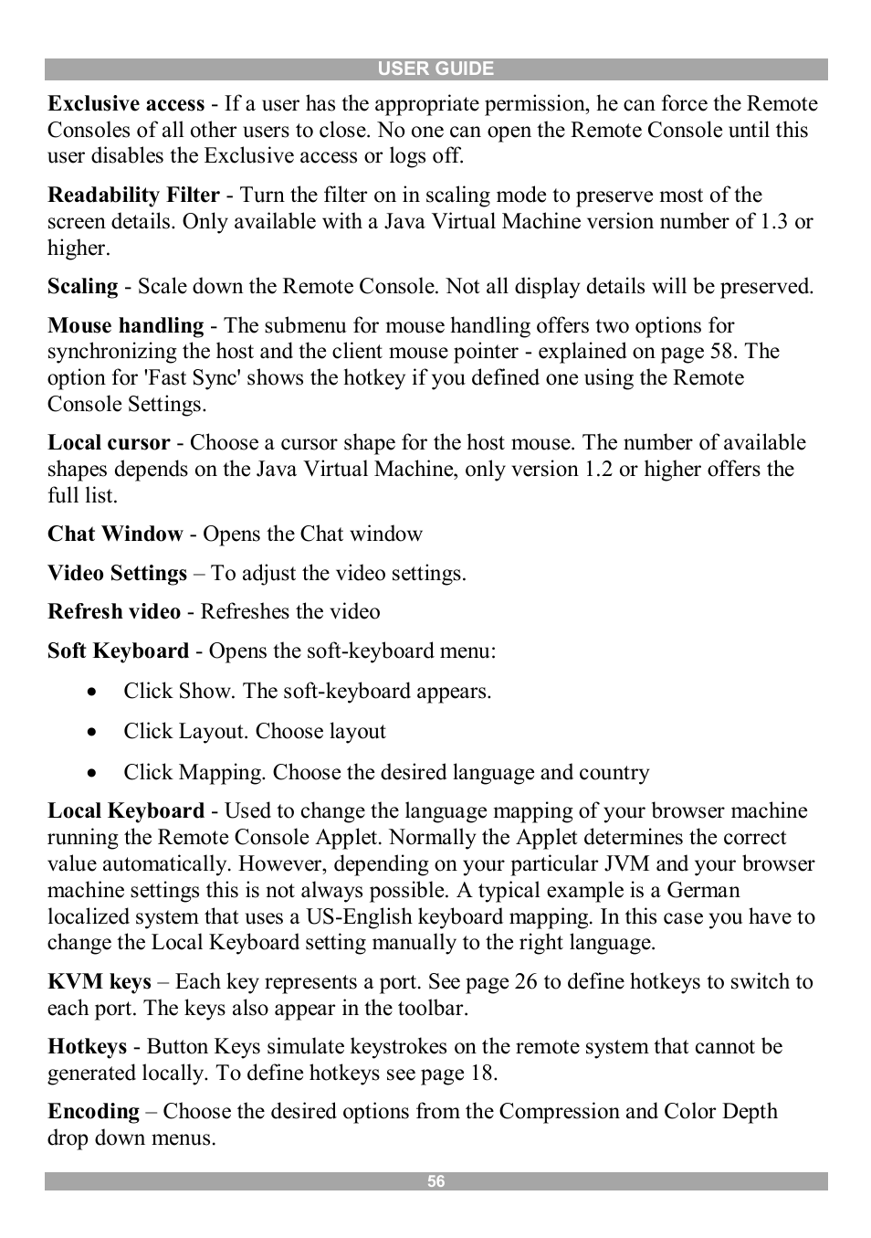 Minicom Advanced Systems DX User IP User Manual | Page 57 / 72