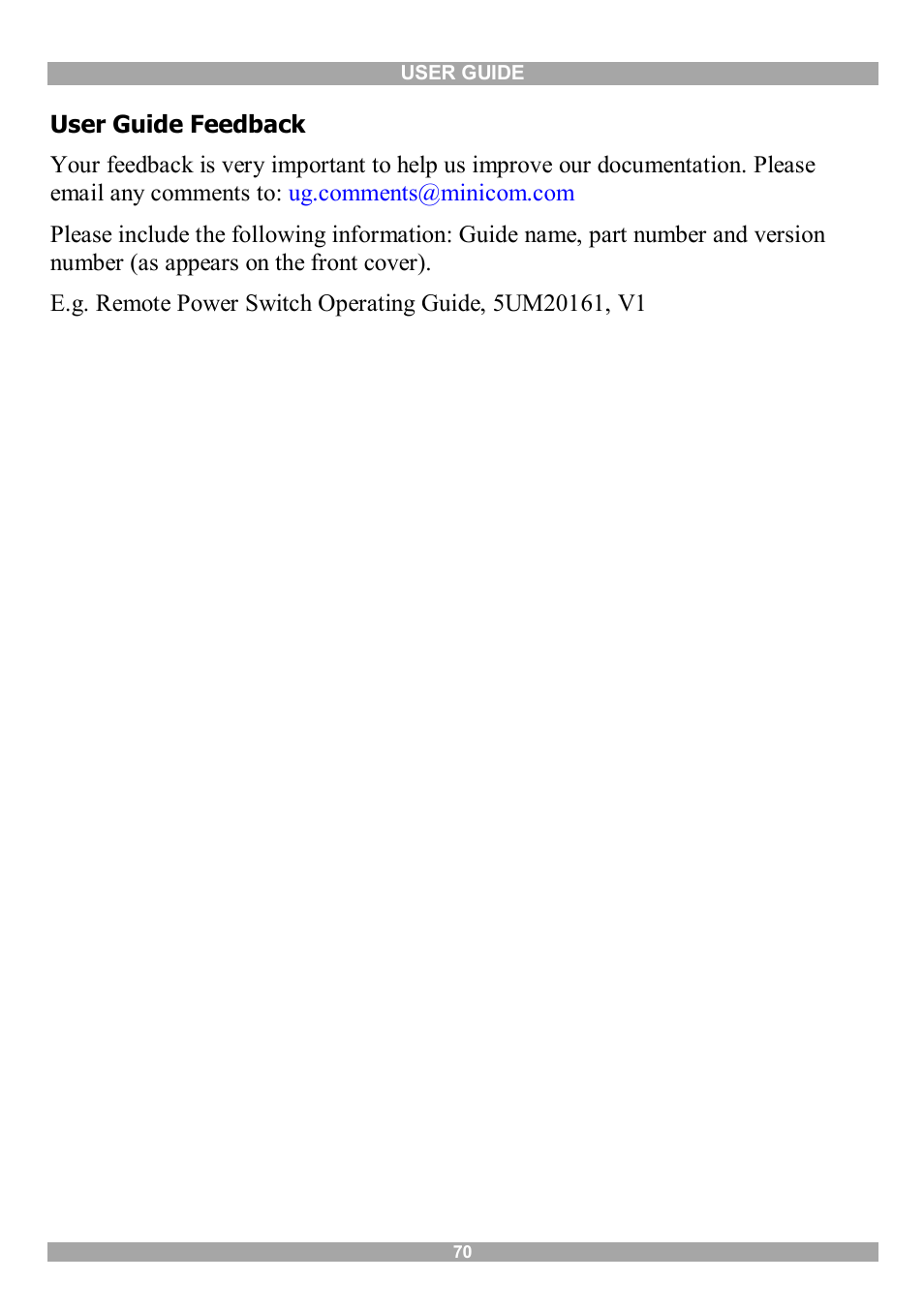 Minicom Advanced Systems DX User IP User Manual | Page 71 / 72