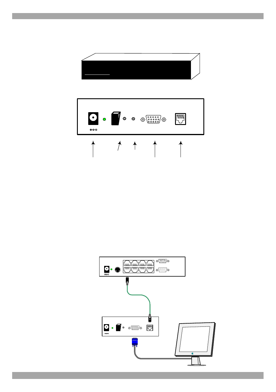 The remote long range unit, Connecting a monitor, Connecting to the vds system | Minicom Advanced Systems UTP VDS User Manual | Page 2 / 4
