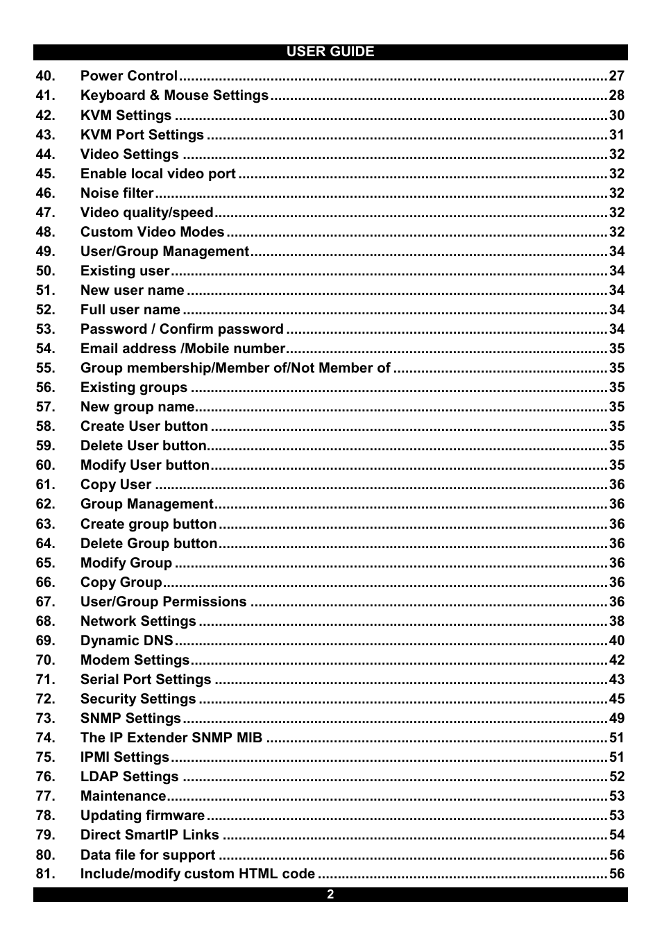 Minicom Advanced Systems Smart IP Extender User Manual | Page 3 / 68