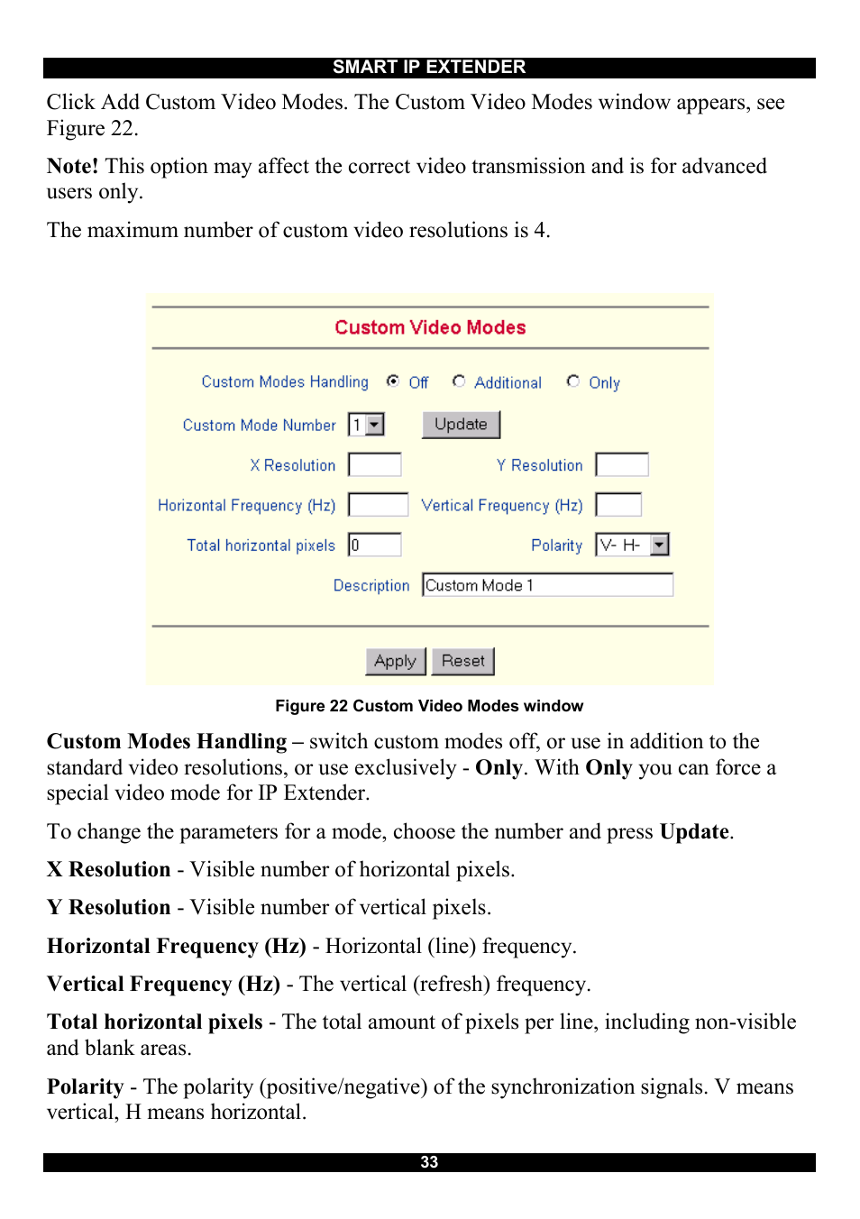 Minicom Advanced Systems Smart IP Extender User Manual | Page 34 / 68