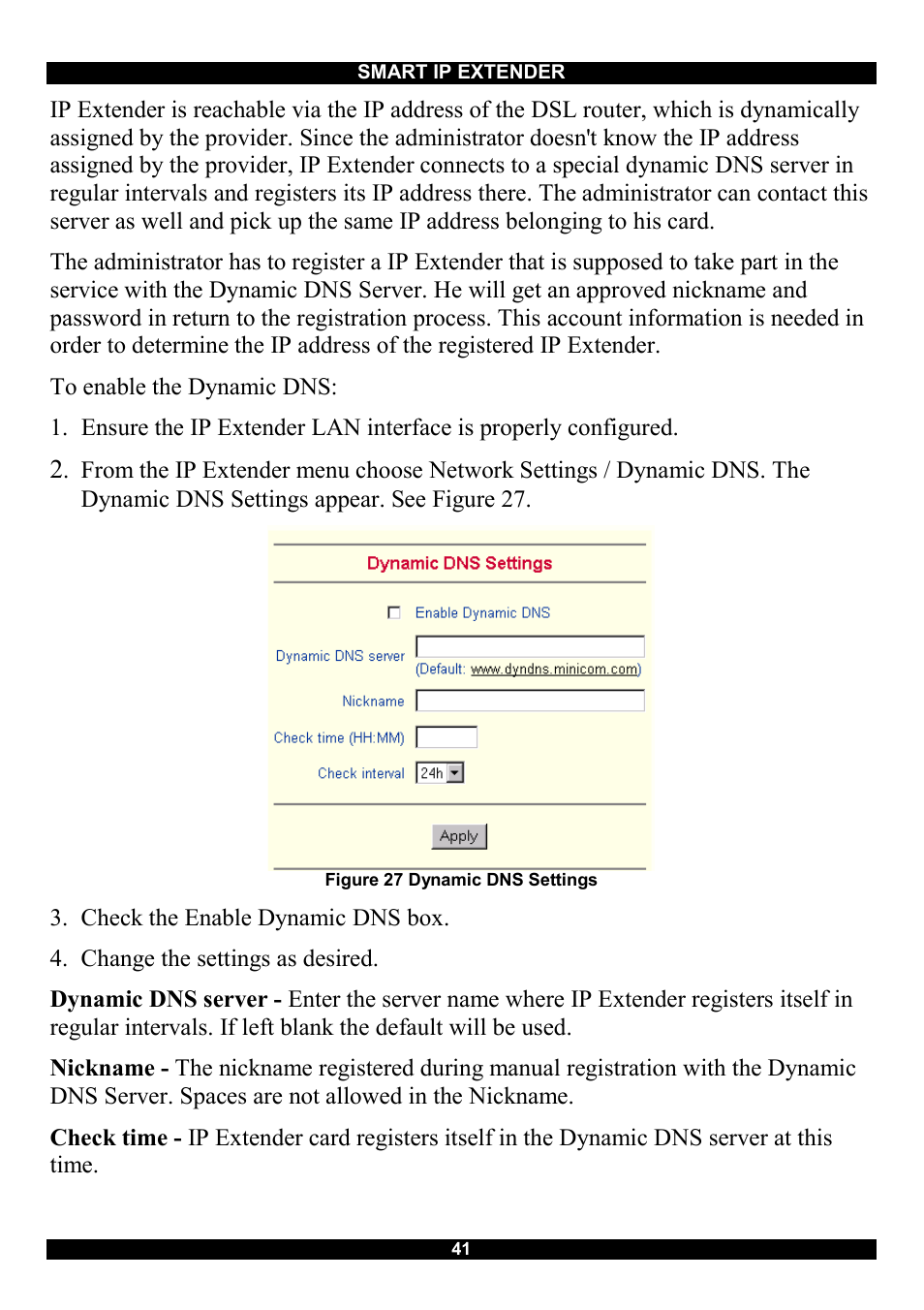 Minicom Advanced Systems Smart IP Extender User Manual | Page 42 / 68