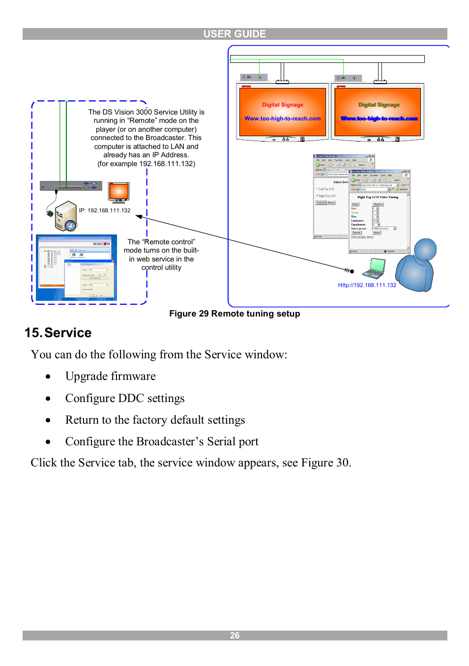 Service | Minicom Advanced Systems 3000 User Manual | Page 27 / 33