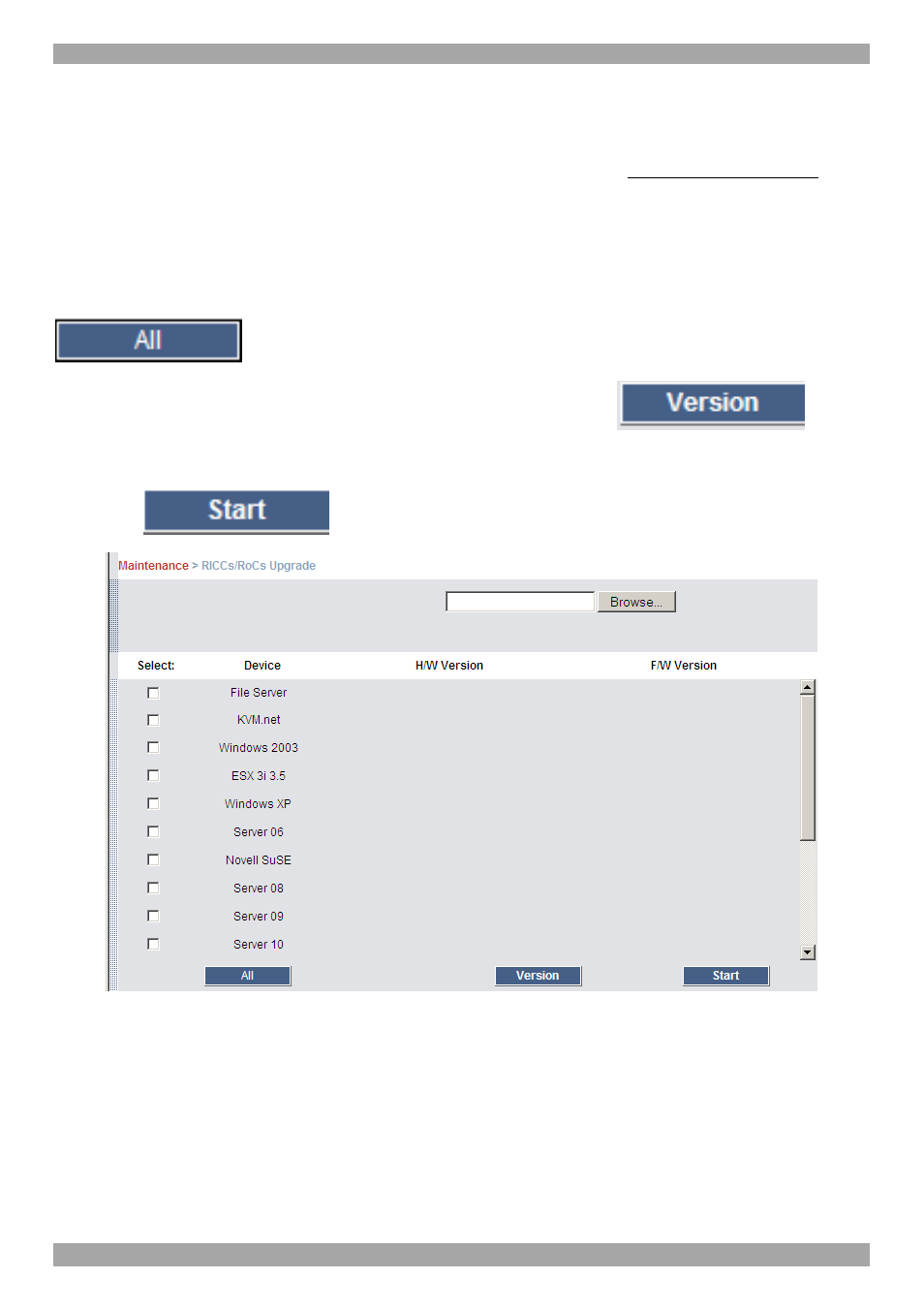 Maintenance > riccs/rocs upgrade, Restore factory settings | Minicom Advanced Systems SMART 232 User Manual | Page 23 / 34