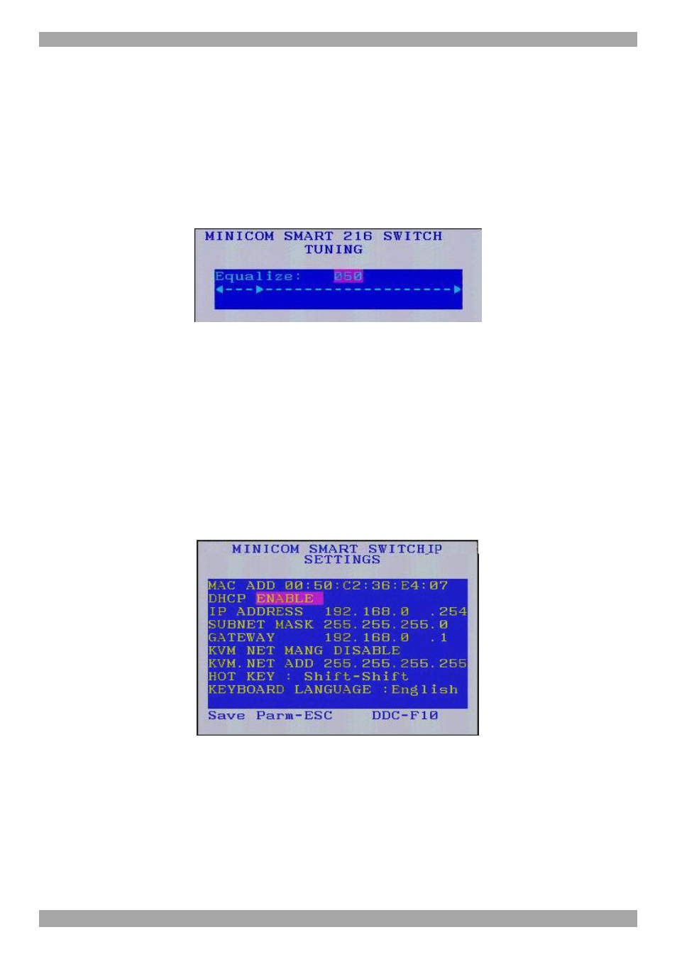 5 tuning – f5, 6 the settings window - f2 | Minicom Advanced Systems SMART 232 User Manual | Page 29 / 34