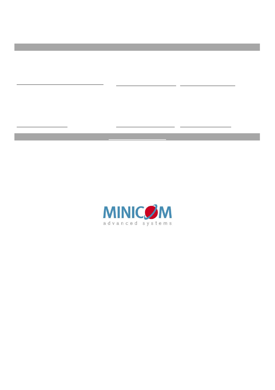 Minicom Advanced Systems SMART 232 User Manual | Page 33 / 34