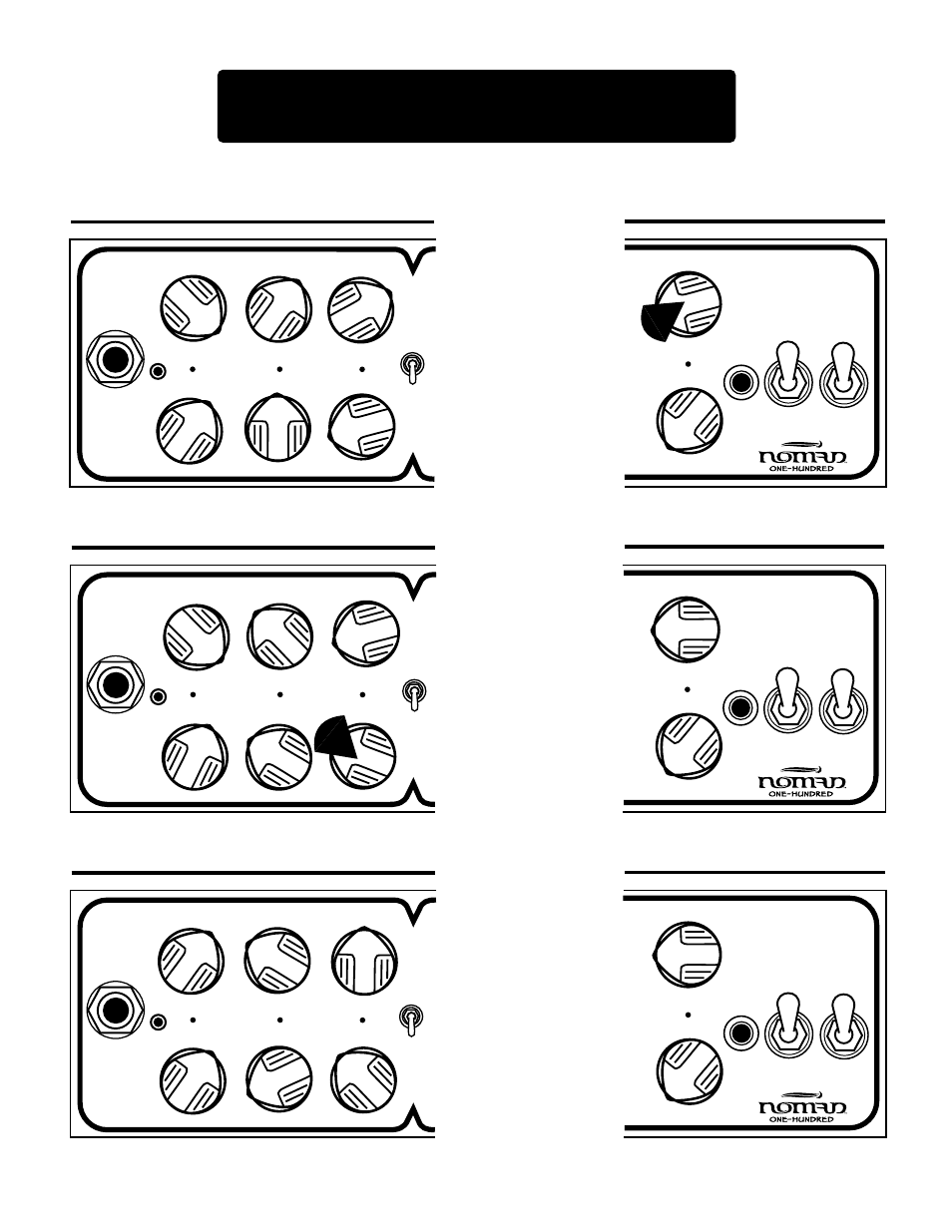 Channel 1 - factory sample setting page, Channel 1 - agro crunch, Hot rear humbucker | Channel 1 - fast track solo, Most pick-ups, Channel 1 - mid punch clean neck single | Mesa/Boogie Nomad Amplifier 45 User Manual | Page 25 / 51