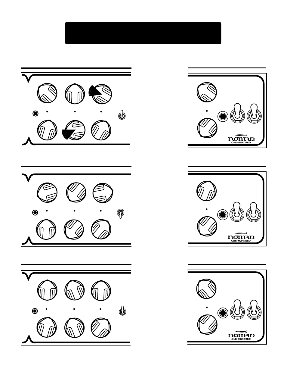 Channel 3 - factory sample setting page, Strat, tele style channel 3 - clean clone, Most low output pick-ups | Channel 3 - rocked out hot rear humbucker, Channel 3 - mocombo | Mesa/Boogie Nomad Amplifier 45 User Manual | Page 28 / 51