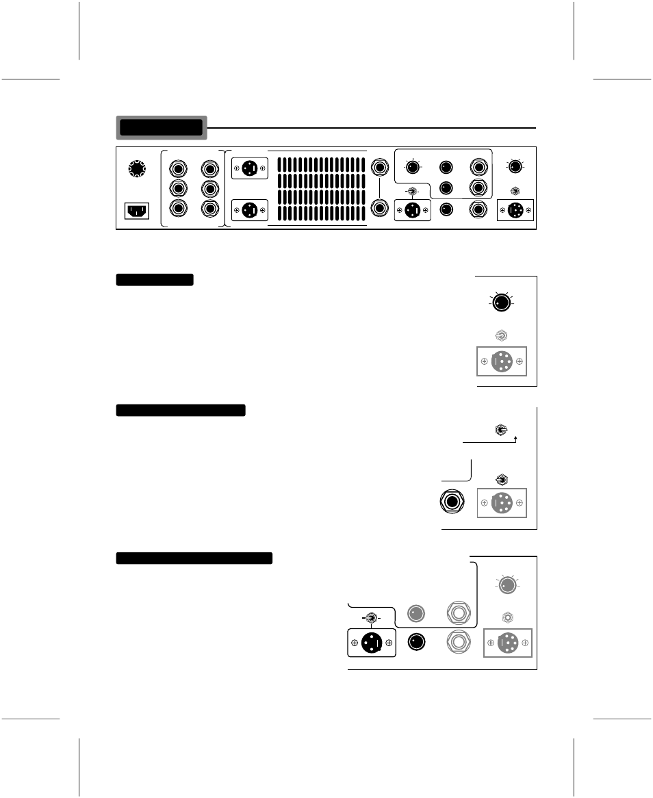 Rear panel, Page 9, M-2000 | Mesa/Boogie M 2000 User Manual | Page 14 / 22