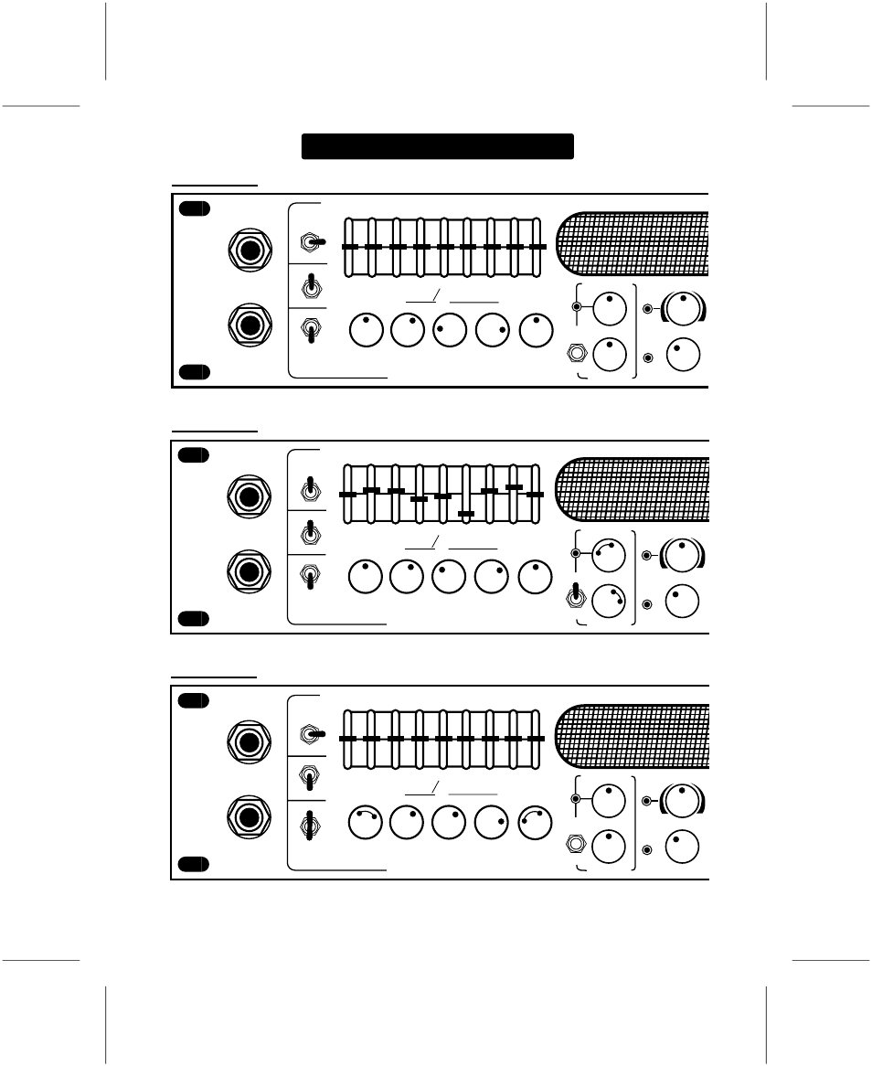 Sample settings tube, Oogie, Sample settings - vacuum tube channel | Driving rock thumb funk fat r & b | Mesa/Boogie M 2000 User Manual | Page 20 / 22