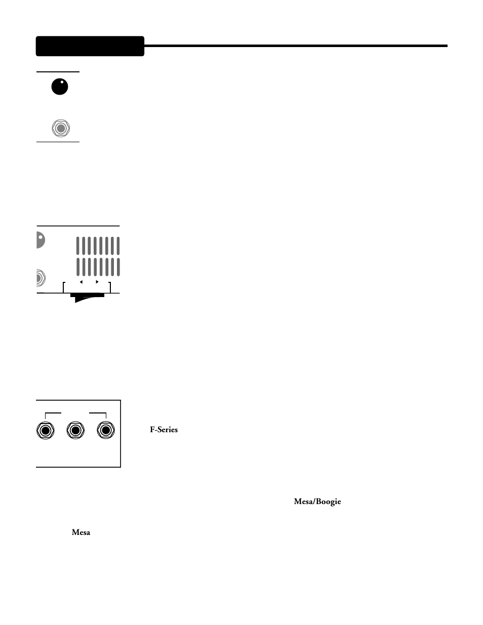 Rear panel | Mesa/Boogie F-30 User Manual | Page 12 / 34