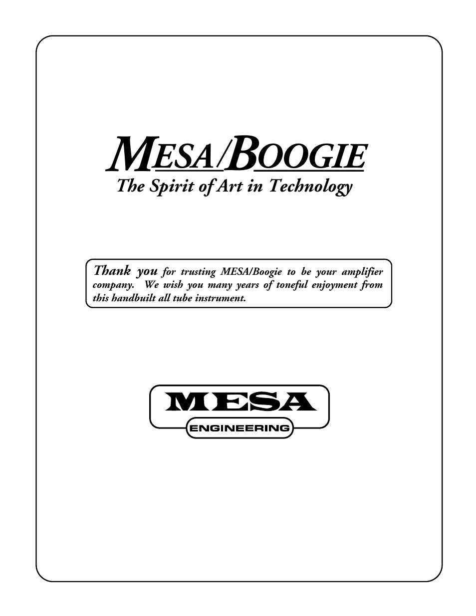 Oogie | Mesa/Boogie F-30 User Manual | Page 33 / 34