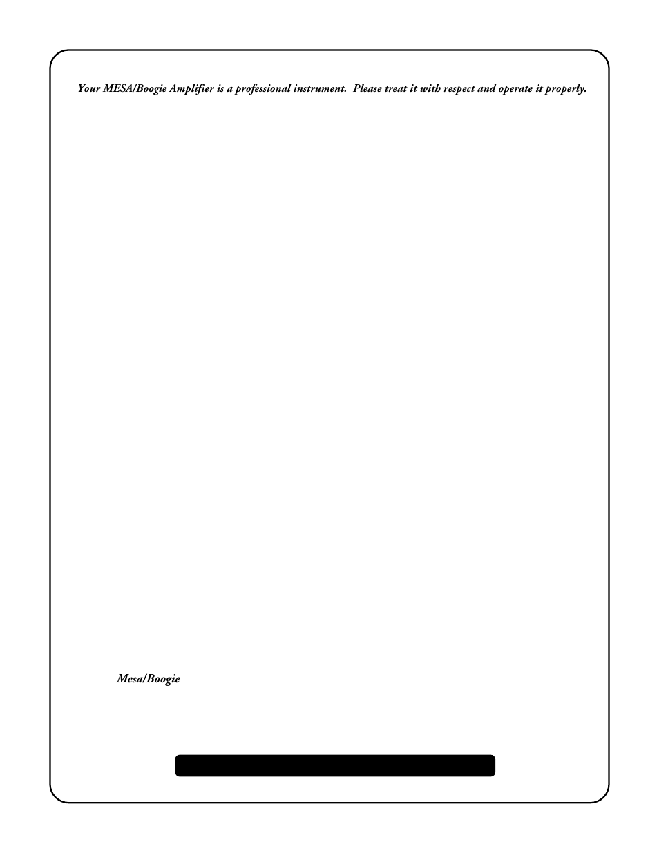 Precautions & warnings | Mesa/Boogie F-30 User Manual | Page 4 / 34