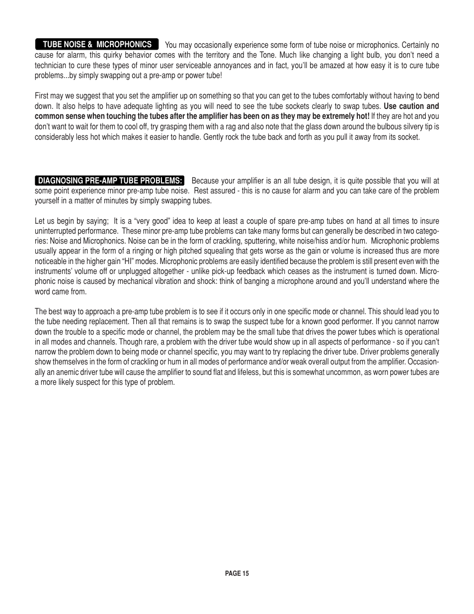 Mesa/Boogie M-pulse Simul State Bass Amplifier User Manual | Page 19 / 24
