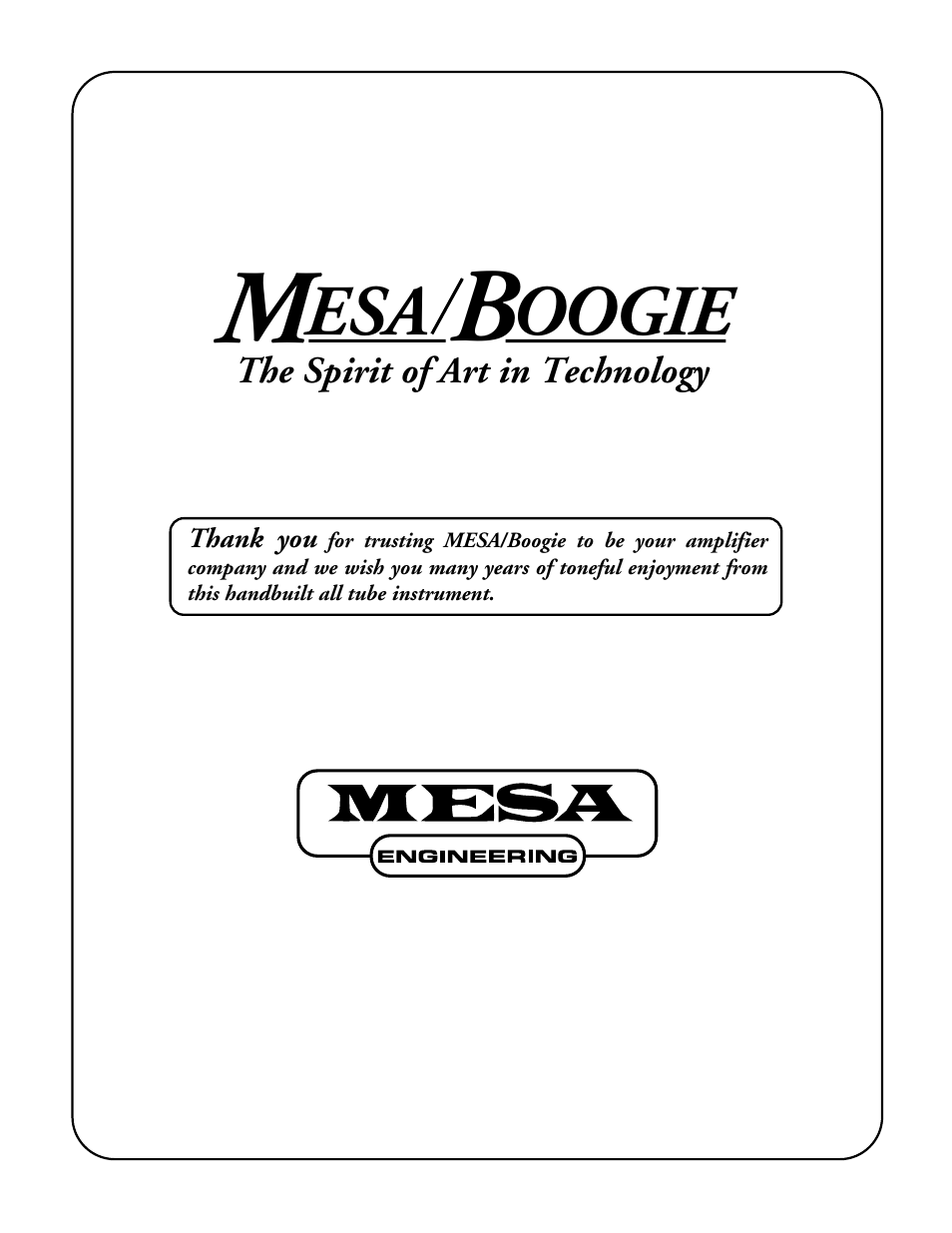 Oogie | Mesa/Boogie M-pulse Simul State Bass Amplifier User Manual | Page 23 / 24