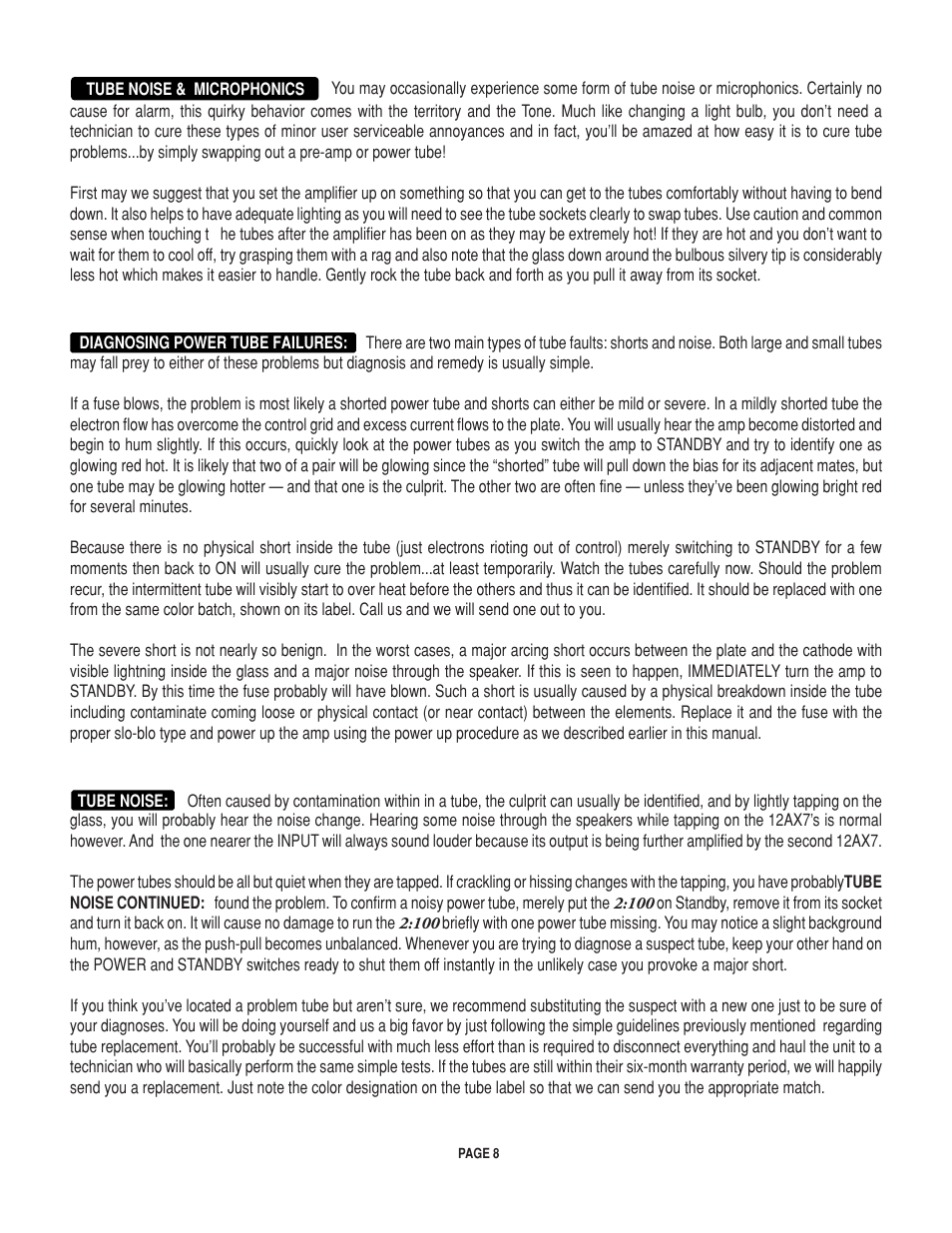 Mesa/Boogie Rectifier Stereo User Manual | Page 12 / 29