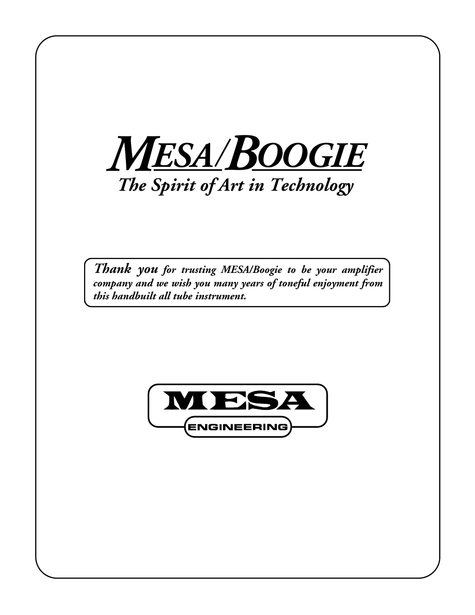 Oogie | Mesa/Boogie Rectifier Stereo User Manual | Page 28 / 29