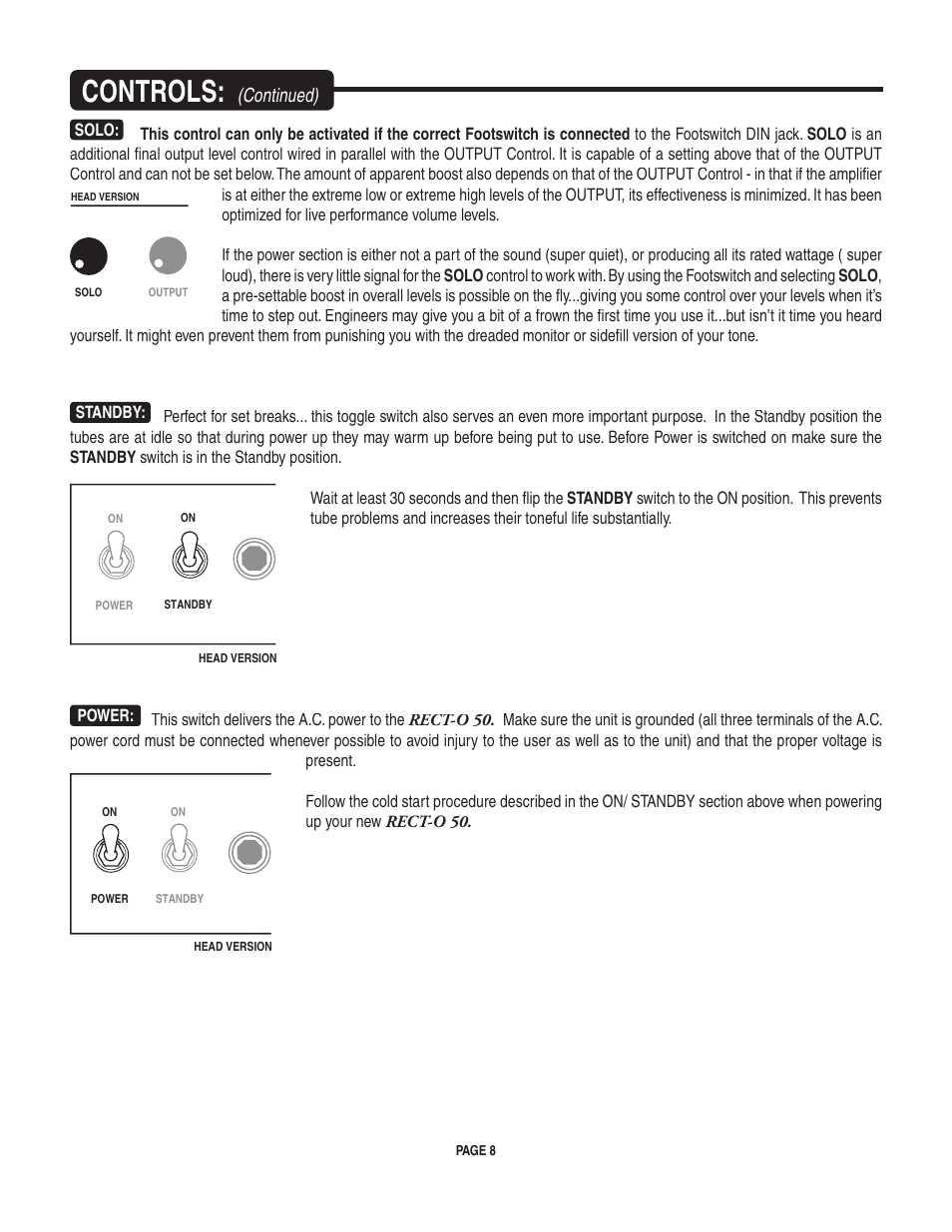 Controls, Continued) | Mesa/Boogie pmn User Manual | Page 12 / 38