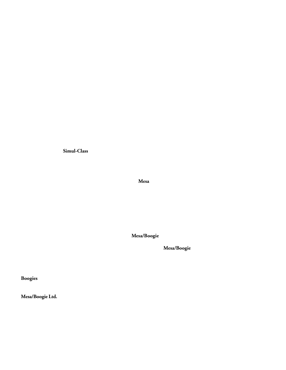 Mesa/Boogie MARK 1 User Manual | Page 24 / 30