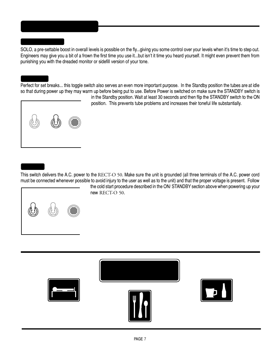 Rest area, Controls | Mesa/Boogie SOLO 50 User Manual | Page 11 / 28