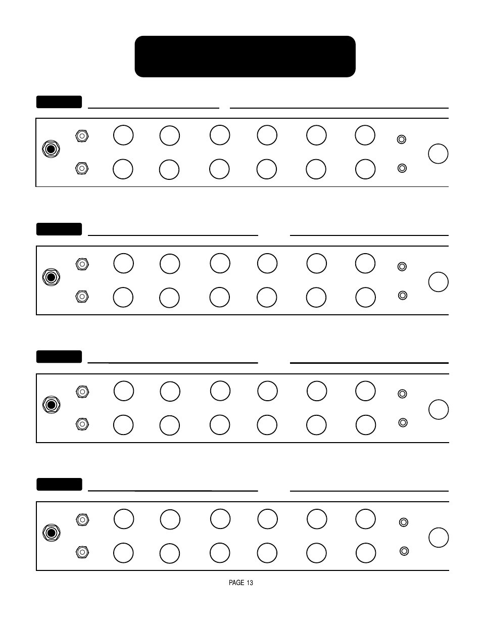 Personal settings page, Combo version shown, Sound 1 sound 2 sound 3 sound 4 | Mesa/Boogie SOLO 50 User Manual | Page 17 / 28