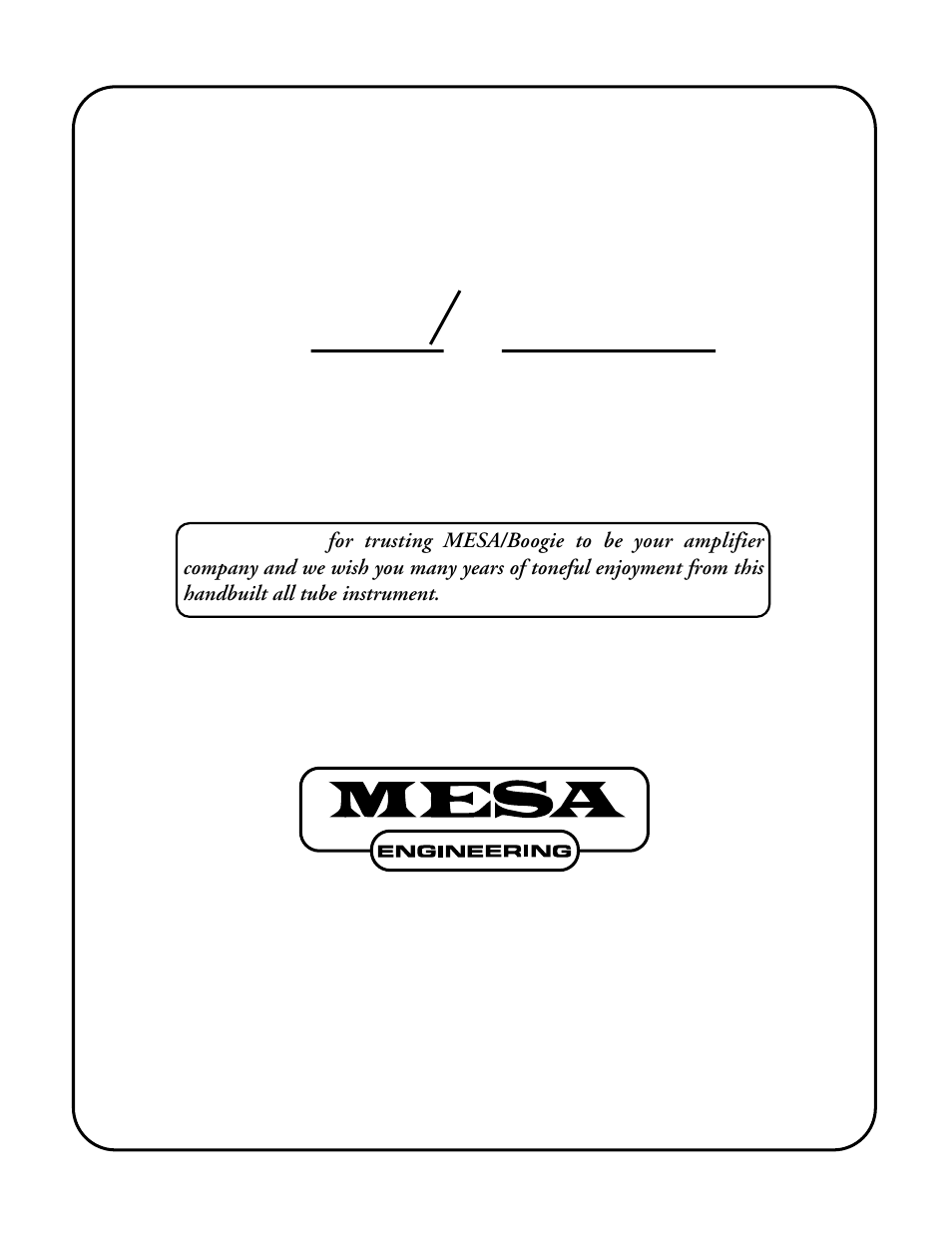 Oogie | Mesa/Boogie DC5 User Manual | Page 22 / 23