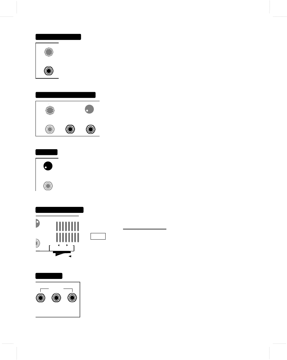 Page 6 record / phones, Speakers, Fx loop: send / return | Fx mix, Silent recording | Mesa/Boogie OOGIEBMESA User Manual | Page 11 / 13