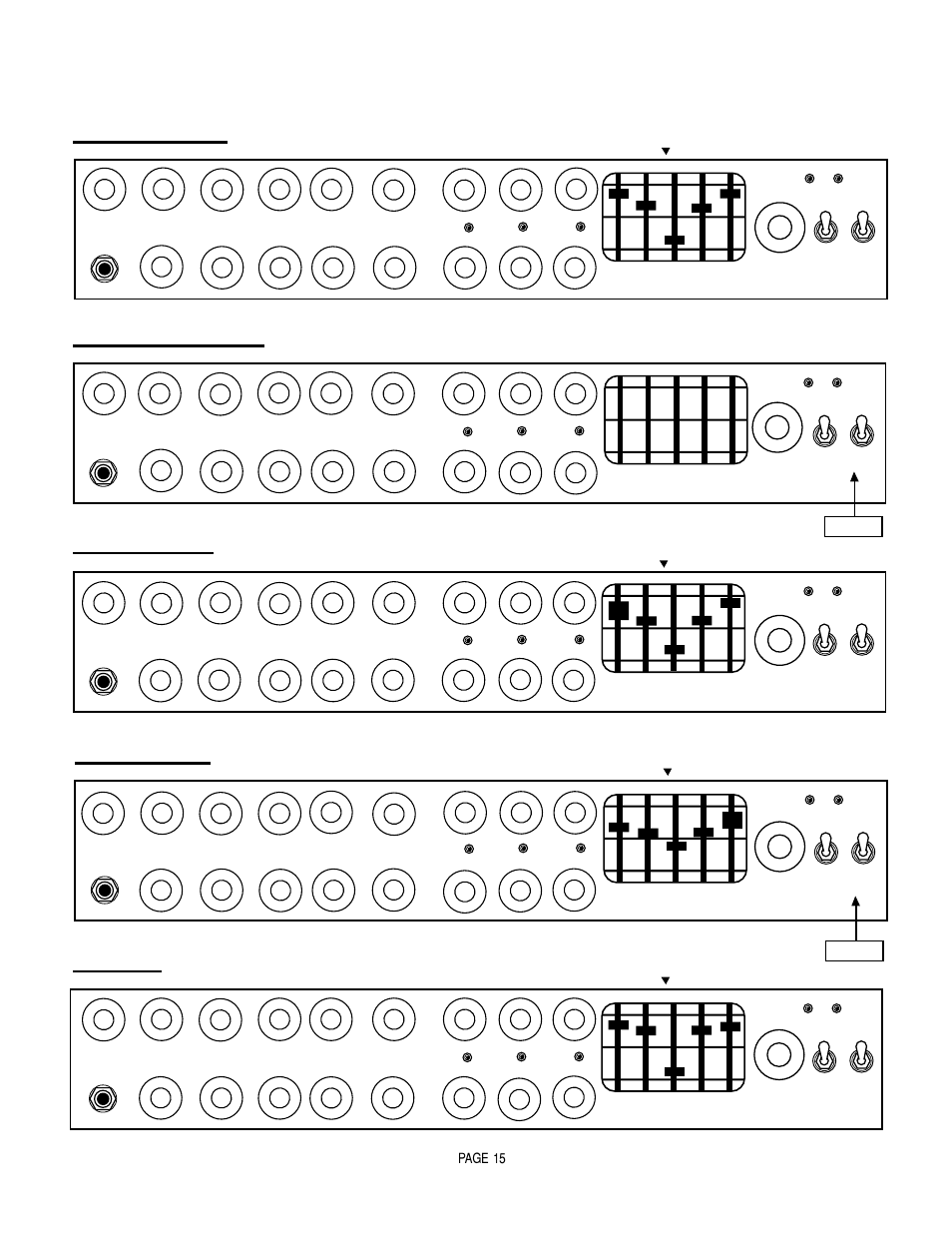 Factory sample settings, Page 15 | Mesa/Boogie Mark IV Amplifier User Manual | Page 19 / 29