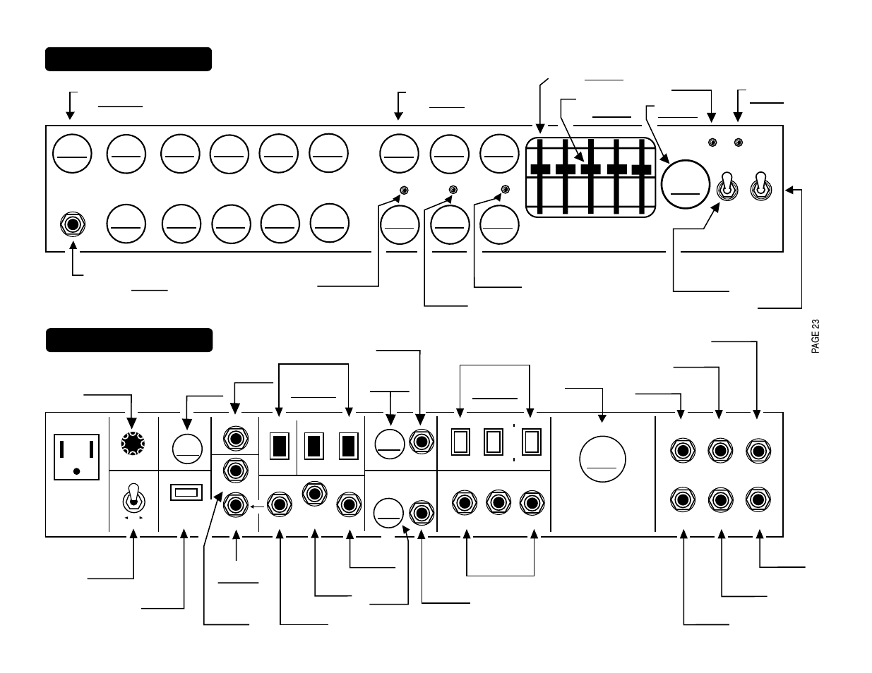 Mark iv, Rear view, Front view | Mesa/Boogie Mark IV Amplifier User Manual | Page 27 / 29