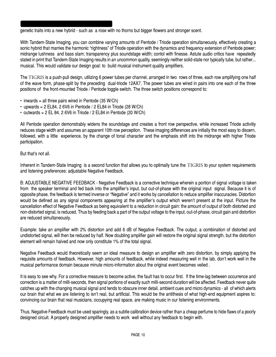 Mesa/Boogie Vacuum Tube Audio User Manual | Page 14 / 31