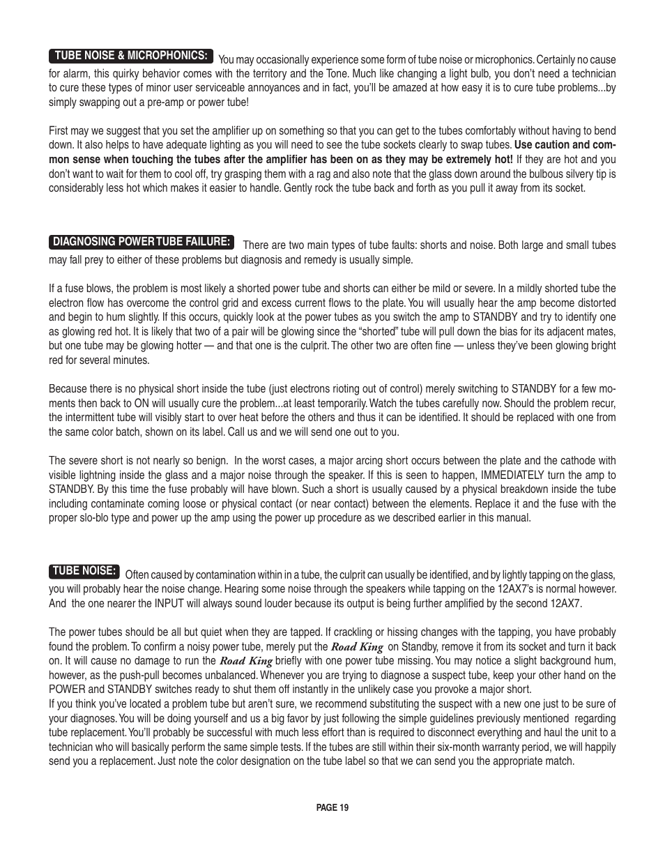 Mesa/Boogie LoneStar Amplifier User Manual | Page 23 / 40