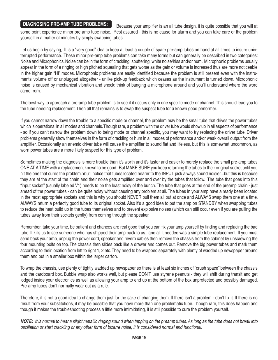 Mesa/Boogie II User Manual | Page 23 / 40
