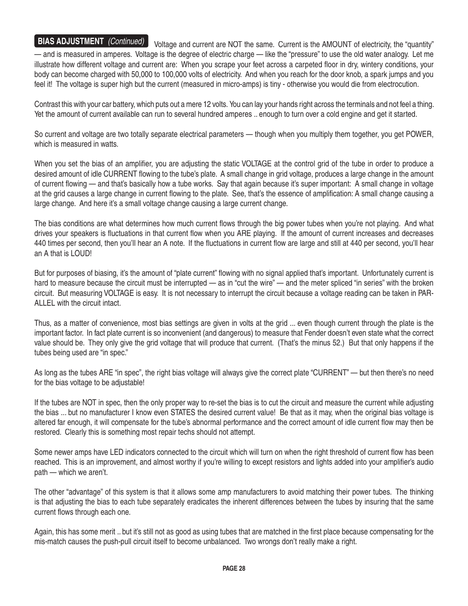 Mesa/Boogie II User Manual | Page 32 / 40