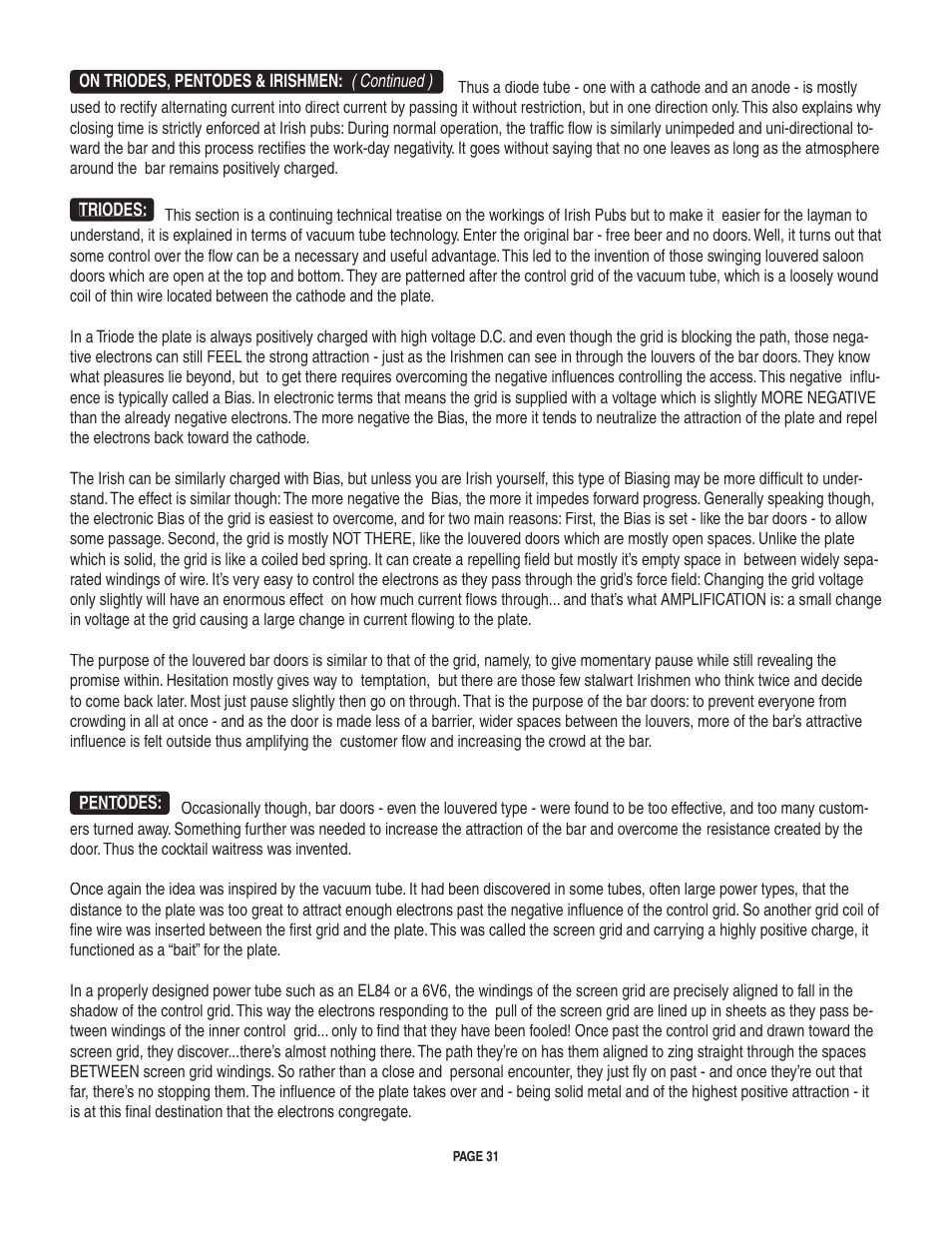 Mesa/Boogie II User Manual | Page 35 / 40