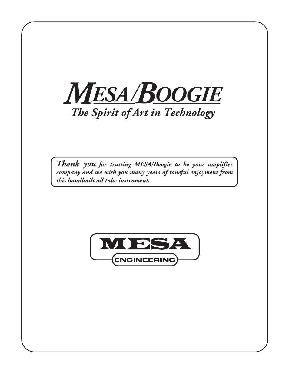 Oogie | Mesa/Boogie Walk About Bass Amplifier User Manual | Page 19 / 20