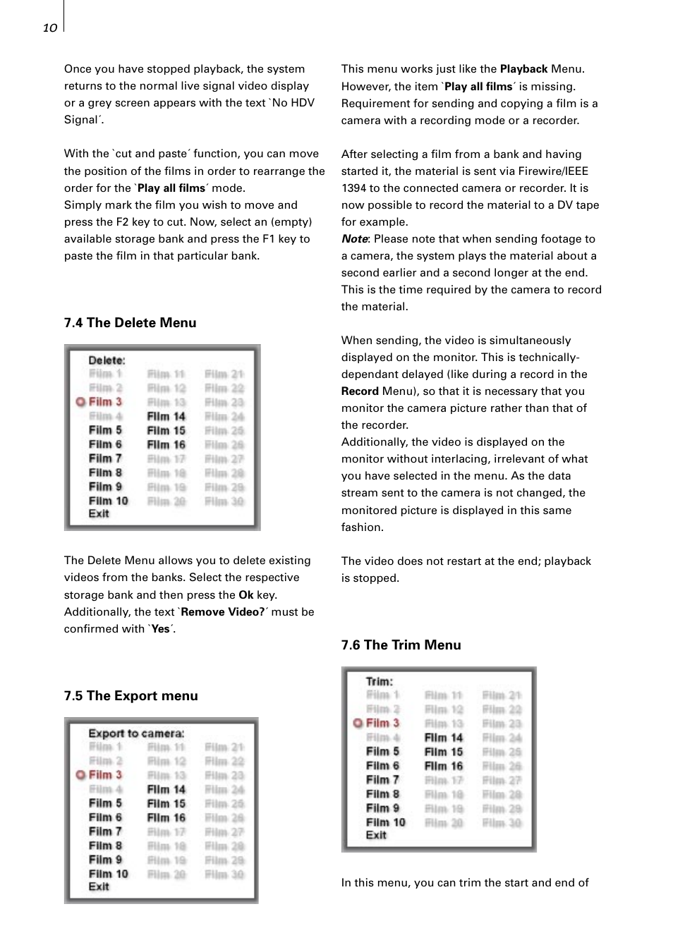 MacroSystem Digital Video HDV-Recorder User Manual | Page 10 / 14