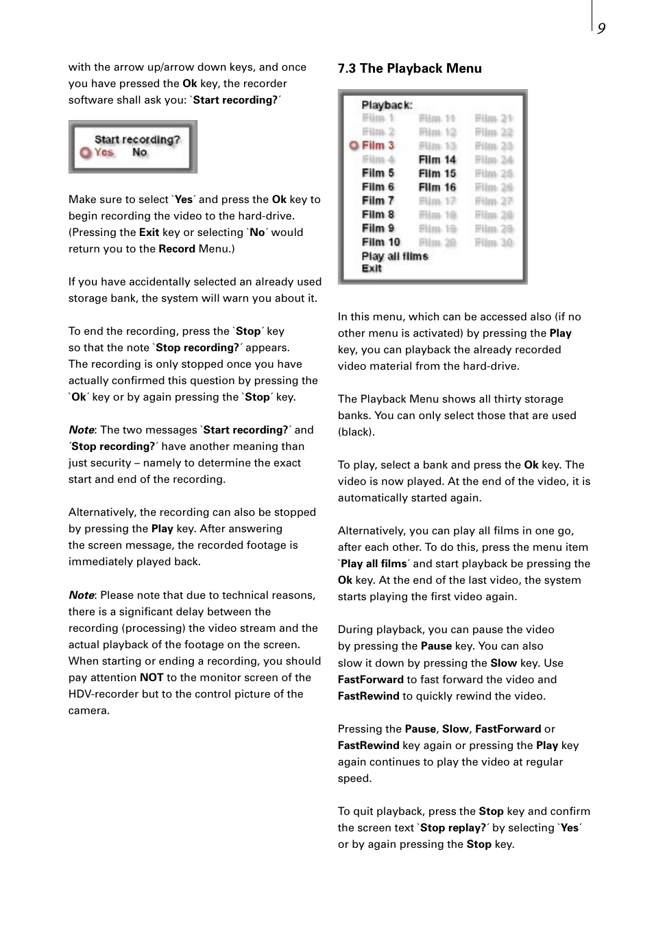 MacroSystem Digital Video HDV-Recorder User Manual | Page 9 / 14