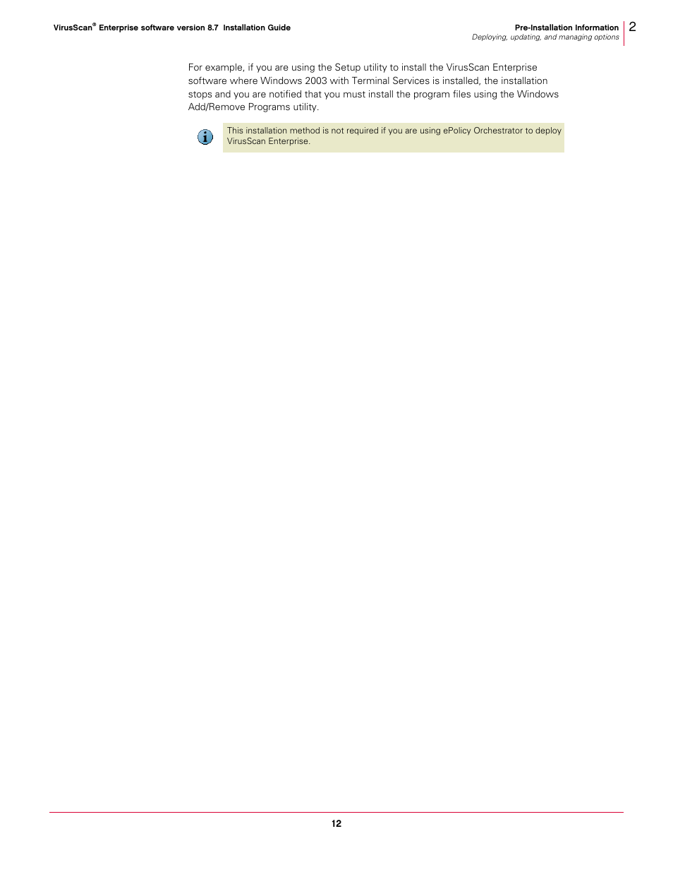 McAfee VIRUSSCAN 8.7I User Manual | Page 12 / 38