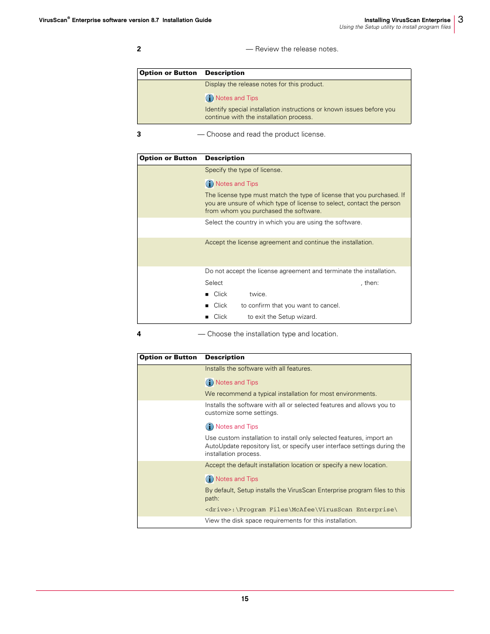 McAfee VIRUSSCAN 8.7I User Manual | Page 15 / 38