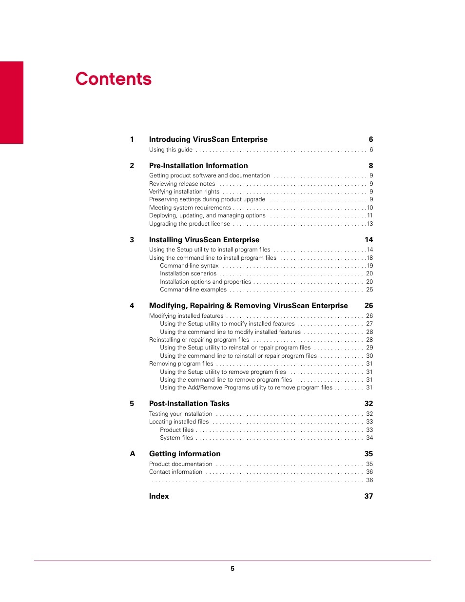 McAfee VIRUSSCAN 8.7I User Manual | Page 5 / 38