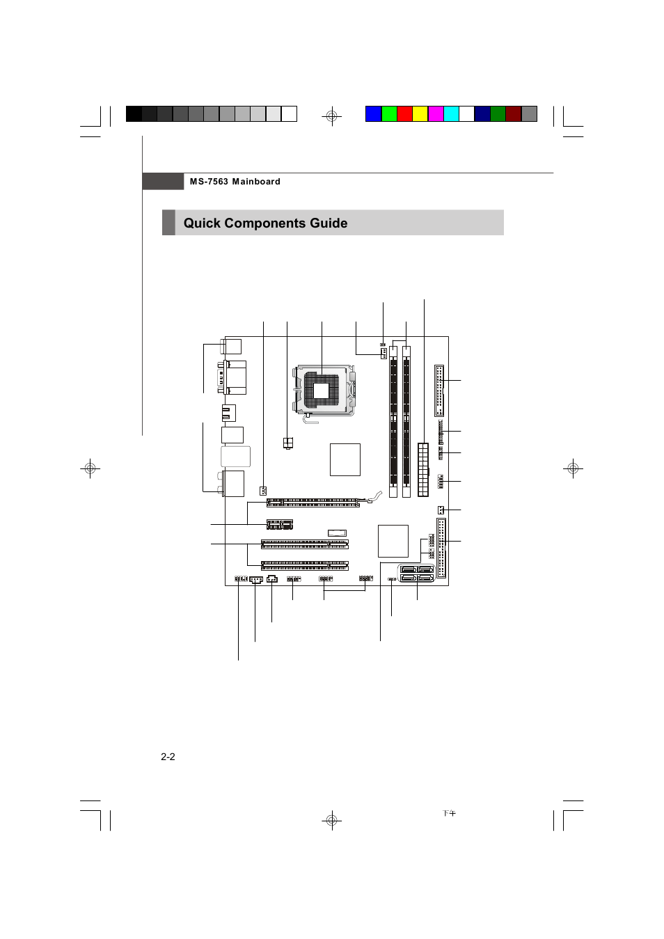 Quick components guide | Microstar G41M User Manual | Page 16 / 92