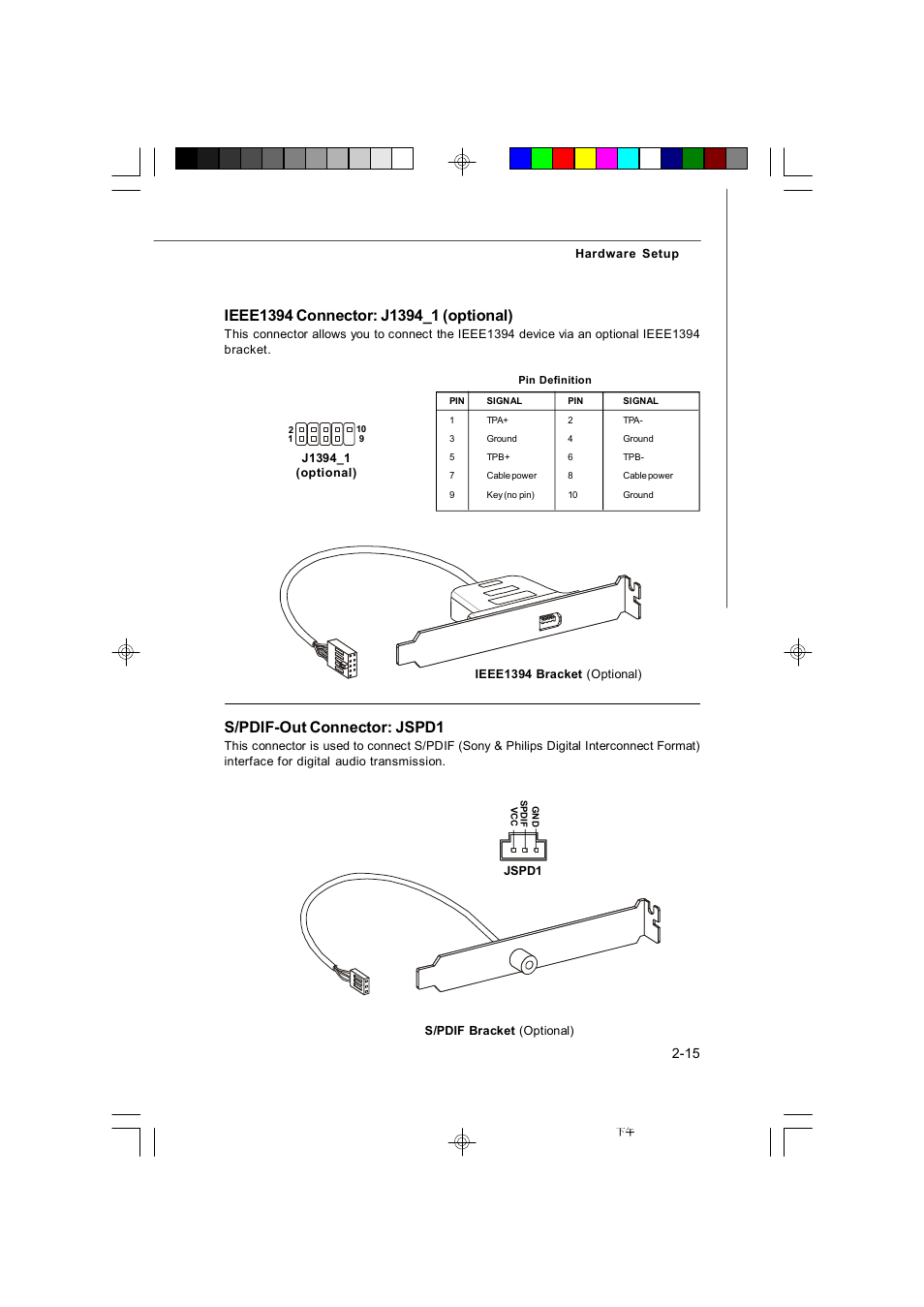 S/pdif-out connector: jspd1 | Microstar G41M User Manual | Page 29 / 92