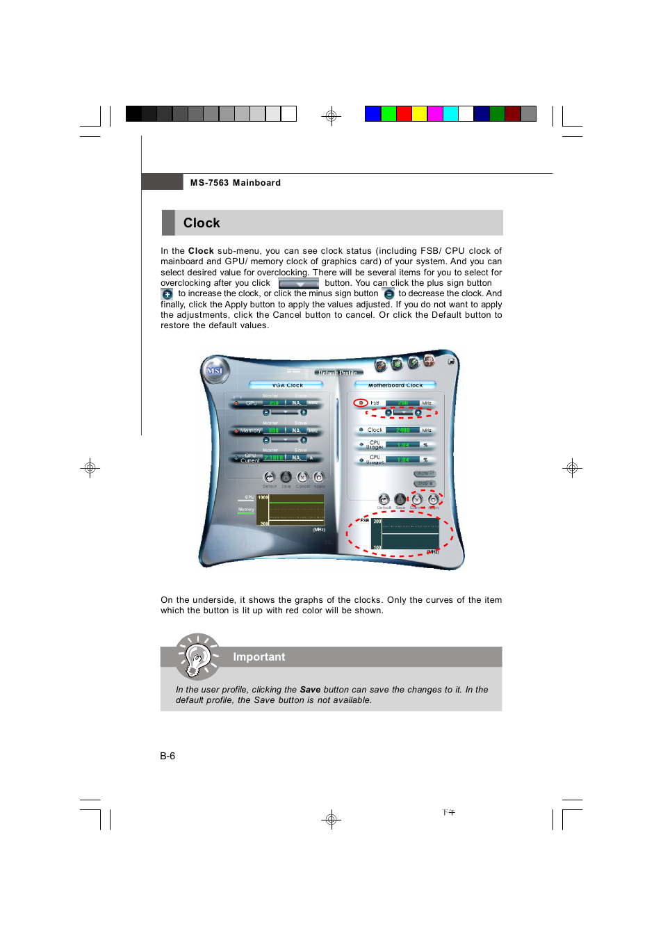 Clock, Important | Microstar G41M User Manual | Page 87 / 92